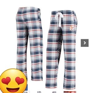 Houston Astros Concepts Sport Women's Accolade Flannel Pants - Navy/Orange